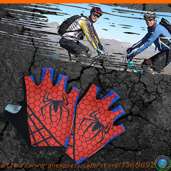  ǰ Ź  MTB  尩 S-XL  尩    հ  尩 C2032ST/Hot High quality Spider red MTB bicycle gloves S-XL cycling gloves road Racing half